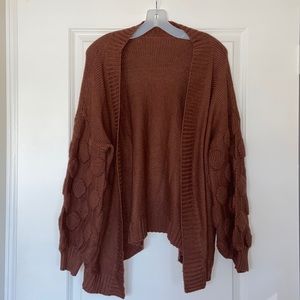Balloon Sleeve Cardigan
